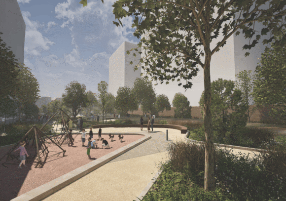 Council submits planning application for latest city centre park