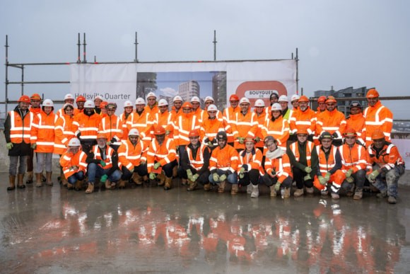 Bouygues UK Celebrates Topping Out Milestone in Fourth Phase of Hallsville Quarter Regeneration