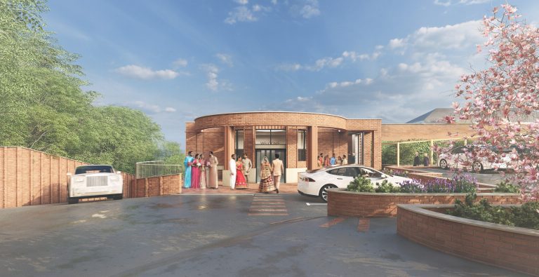 New plans reveal a contemporary banqueting hall is to take the place of Middleton Conservative Club