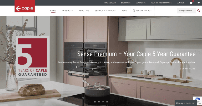 Smooth operation with Caple’s updated website