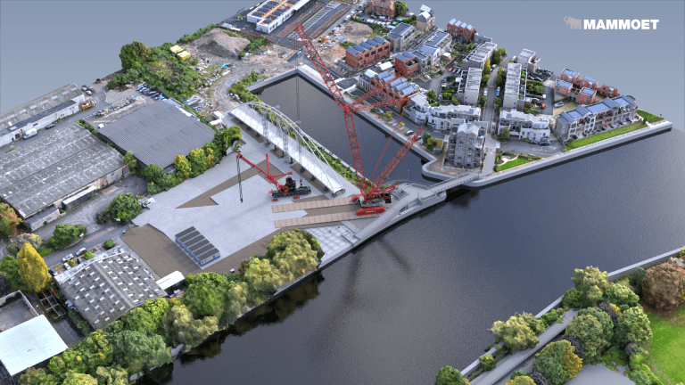 Milestone moment for landmark walking and cycling bridge