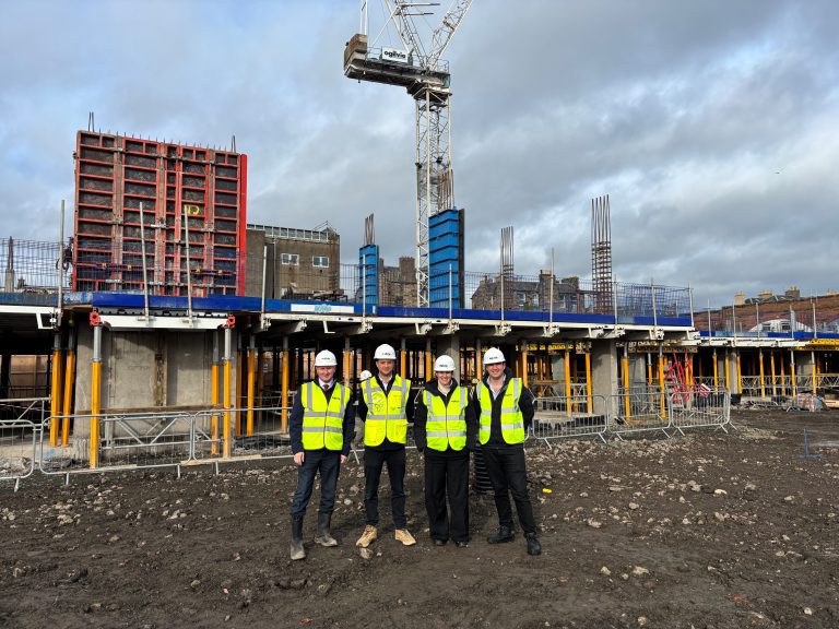 Firethorn Trust reaches build milestone at Leith Walk PSBA site