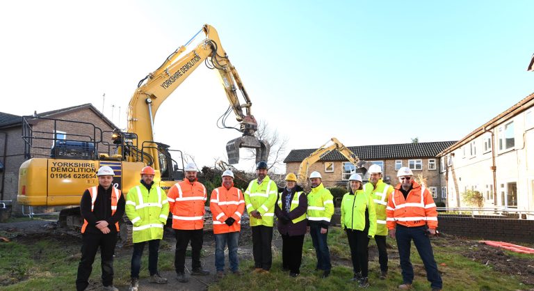 Work starts on new sheltered housing schemes after £7.8million grant is secured