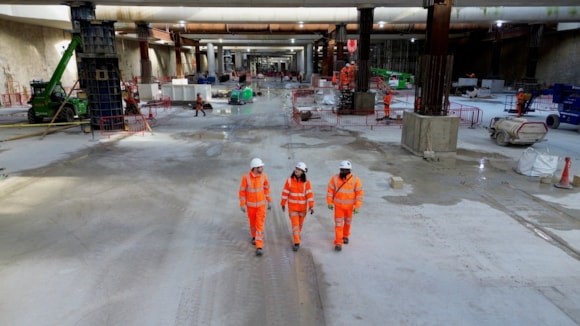 Foundations complete for HS2's Old Oak Common high speed station