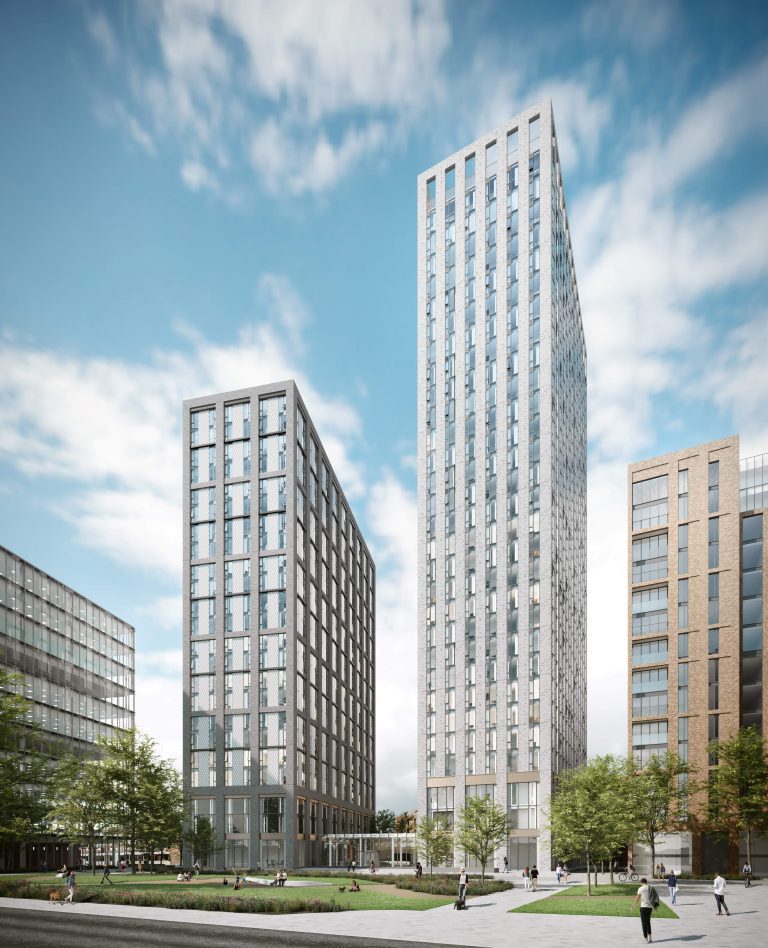Round Hill Capital tops out Fairfax build-to-rent development in Manchester ahead of schedule