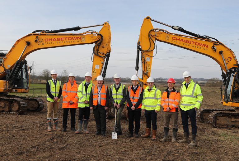 Local dignitaries join Vistry to celebrate the start of work on Walton Bridge