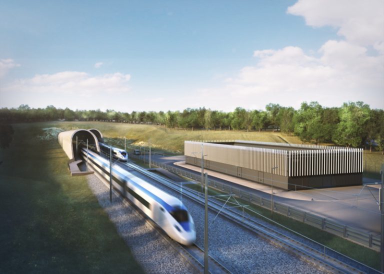 Unique HS2 tunnel portal completed to solve high-speed rail’s ‘sonic boom’ conundrum
