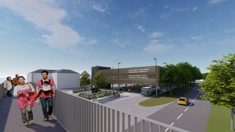 Work begins on major public transport hub for Haverfordwest, Wales
