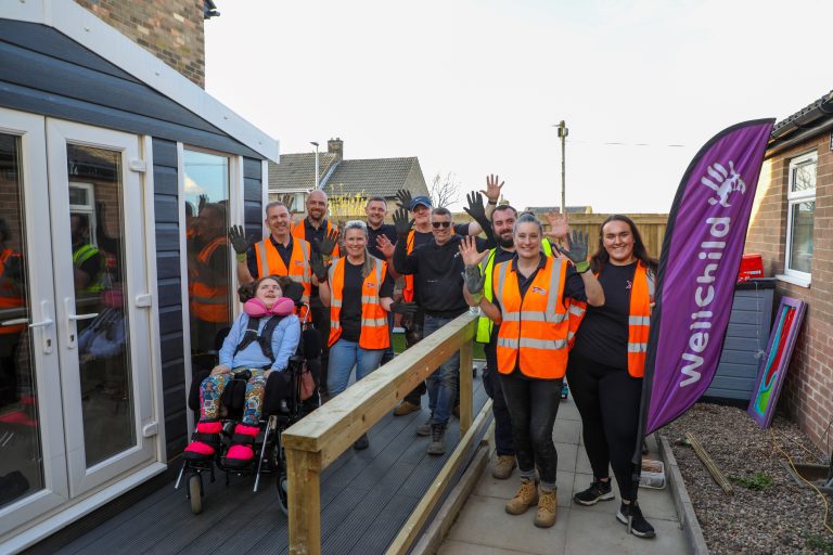 Speedy Hire Partners with WellChild to Transform Garden for Daisy