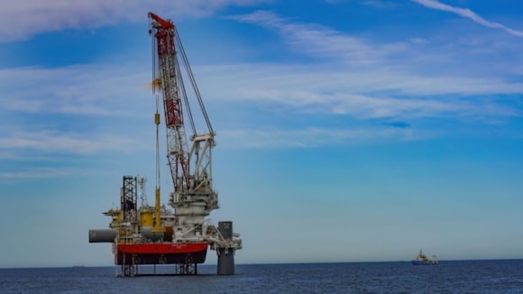 Record-breaking monopile installation sets a solid foundation for ScottishPower’s biggest-ever offshore windfarm
