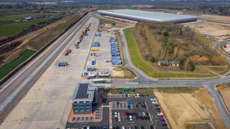 Rail completion marks latest major milestone at SEGRO Logistics Park Northampton
