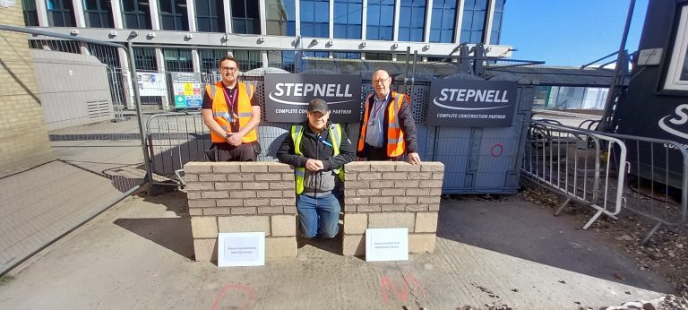 Construction of college Welcome Hub enabling Stepnell to support next generation into construction