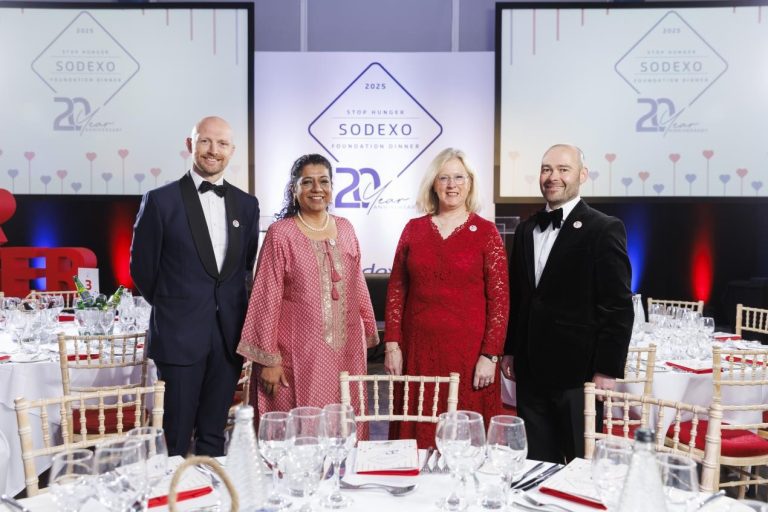 Sodexo Stop Hunger Foundation marks 20 years with £292,300 fundraising high at annual dinner
