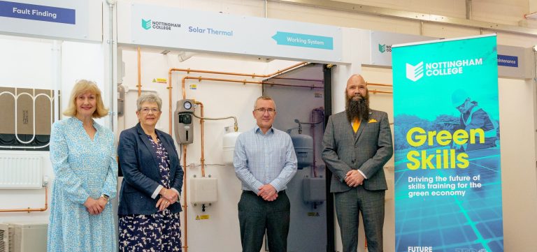 Nottingham college opens new dedicated training centre to address regional green skills shortages