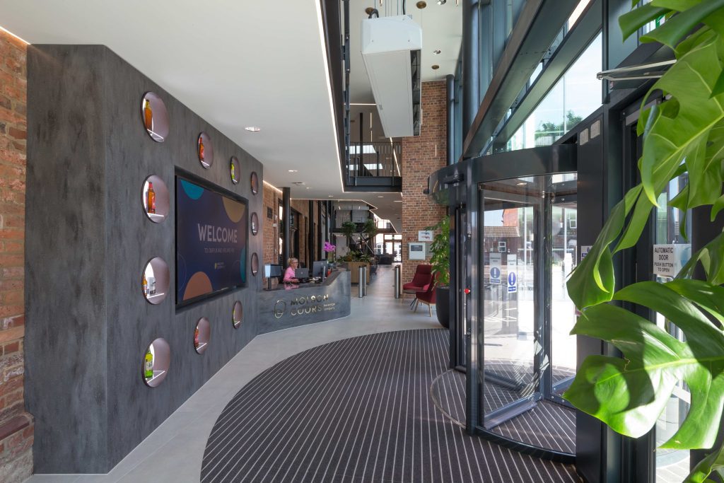 Double-height entrance