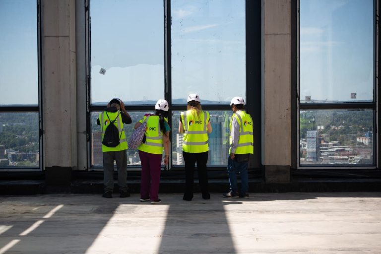 PIC and Court Collaboration celebrate with One Eastside topping out ceremony