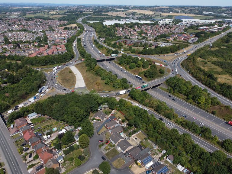 Road improvements at J28 of the M1 could boost the surrounding economy