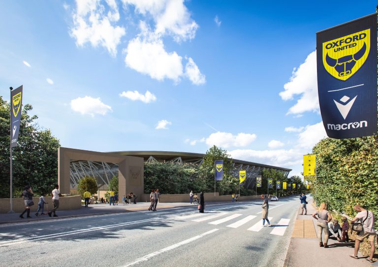 Ridge and Partners’ planning team secures approval for UK’s first all-electric football stadium for Oxford United