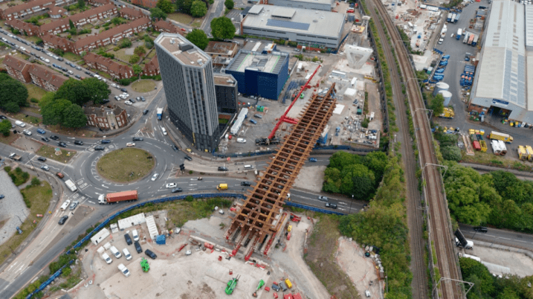 Balfour Beatty VINCI completes move of huge HS2 bridge in Birmingham four days ahead of schedule