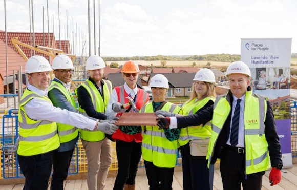 Development of independent living apartments in Hunstanton reaches highest point