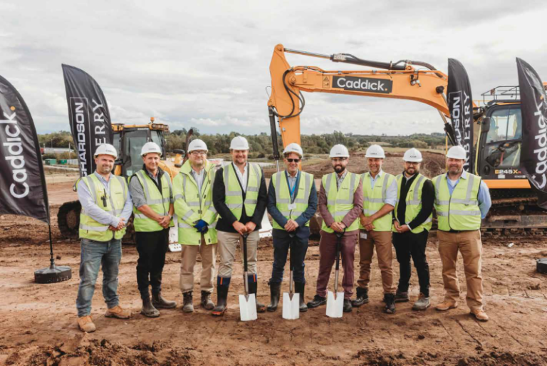 Richardson Barberry start delivery of new DPD parcels hub at £250m business park