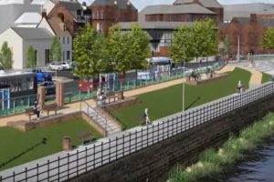 Glass, gates and grit: £38m Whitesands flood defences move ahead in Dumfries