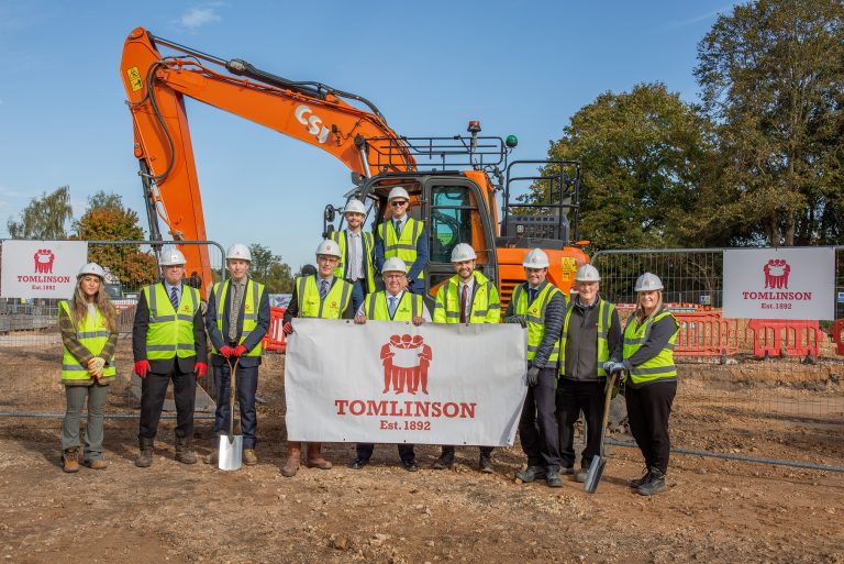 G F Tomlinson begins construction of new family contact centre in Worksop
