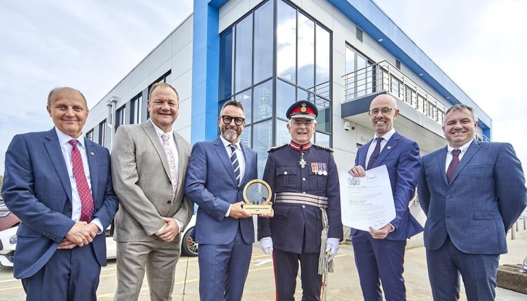 Royal red letter day as Integra Buildings is presented with The King’s Award