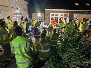 VIVID hosts live fire training exercise to support Hampshire and Isle of Wight Fire & Rescue Service
