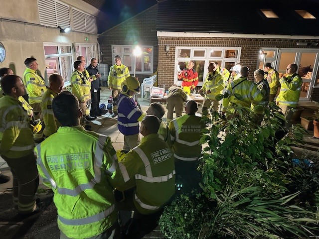 VIVID hosts live fire training exercise to support Hampshire and Isle of Wight Fire & Rescue Service