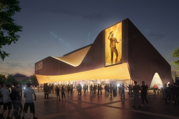 Steel, song and skyline: McLaren breaks ground on Cardiff’s 16,500-seat arena