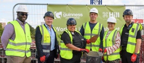 The Guinness Partnership celebrates topping out at Trinity Road development