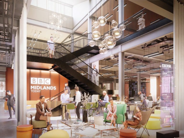 Overbury Secures £13m BBC Fit-Out at Landmark Digbeth Development