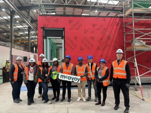 McAvoy completes Leeds colleges’ campus block and concludes student training programme