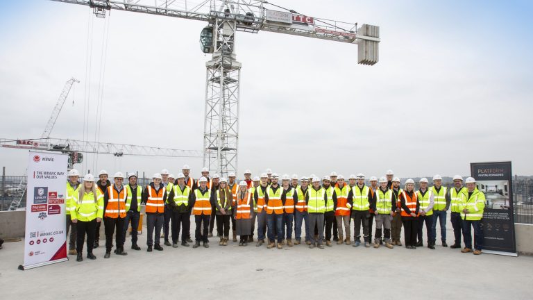 PLATFORM_ & HGP Celebrate Topping Out at Sweetfields, Leeds