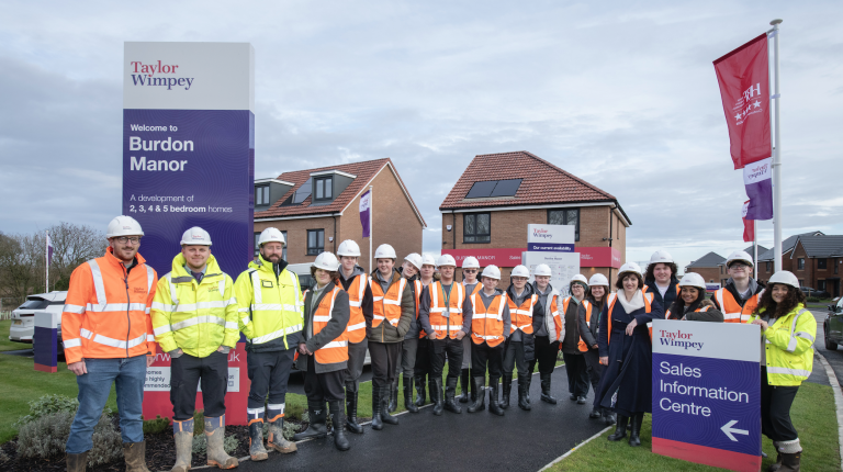Taylor Wimpey showcases entry-level construction careers during Education Secretary visit