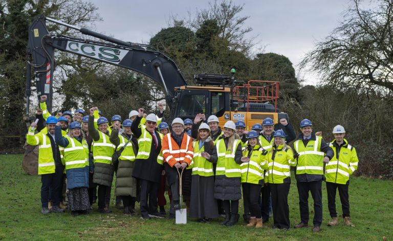 Celebration marks start of construction at outstanding alternative provision in Letchworth