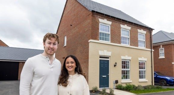 Young first-time buyers step onto the ladder at Little Bowden