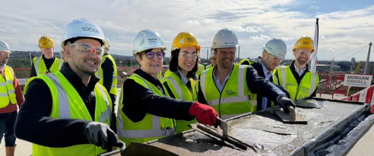 Cambridge’s Mill Yard reaches new heights with major topping out milestone