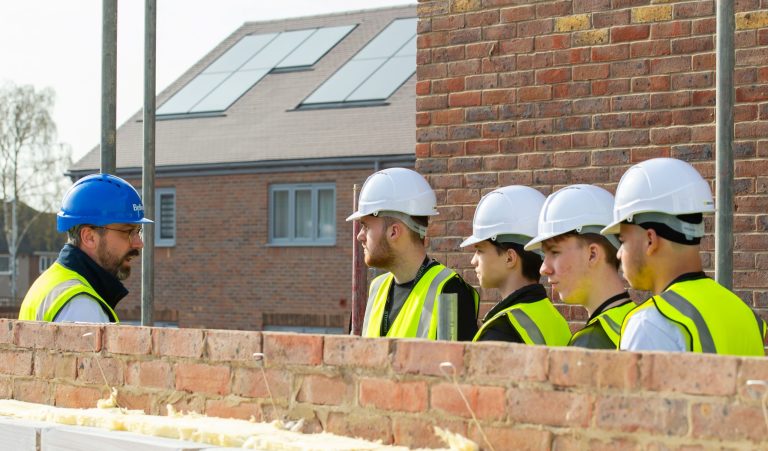 Bricklaying students given insight into construction at Roe Wood Park