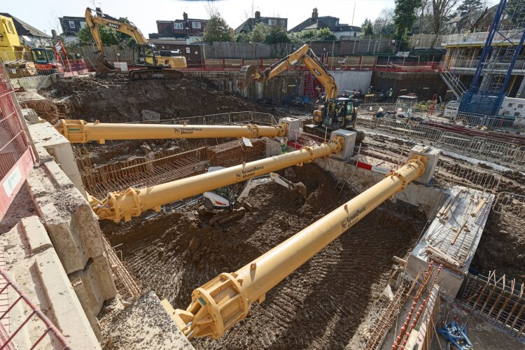 Precision propping supports complex basement works at north London care home redevelopment