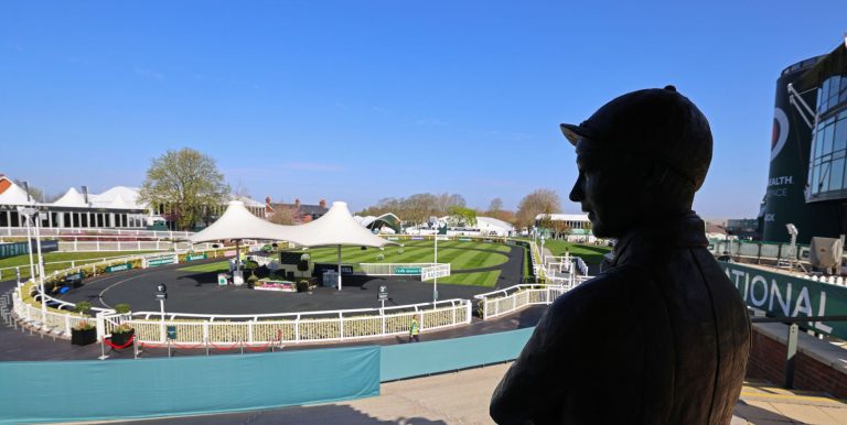How were the hospitality areas at the Grand National created? In terms of design and architecture