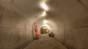 Cross passage construction complete on HS2’s Northolt Tunnel in London
