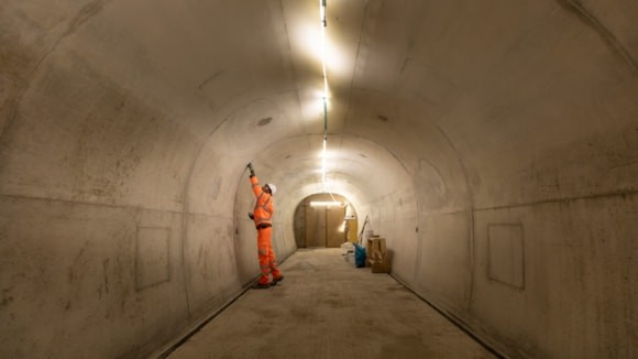 Cross passage construction complete on HS2’s Northolt Tunnel in London
