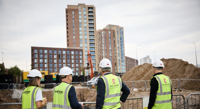 Works commence on Vivere Cornbrook as landmark tower rises at Manchester Waters