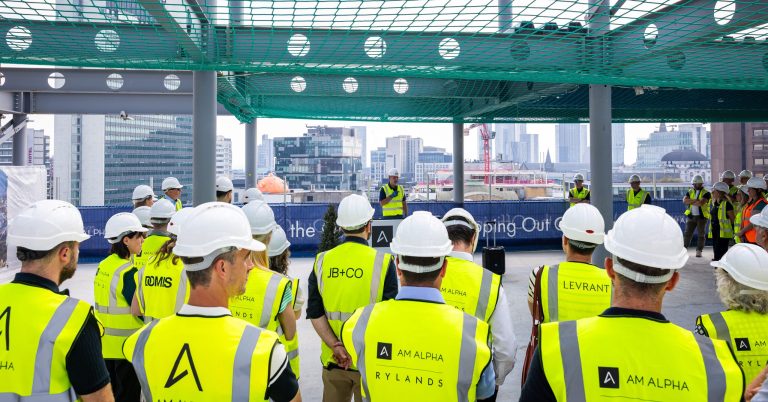 AM ALPHA’s Rylands scheme hits key milestone with topping-out ceremony  