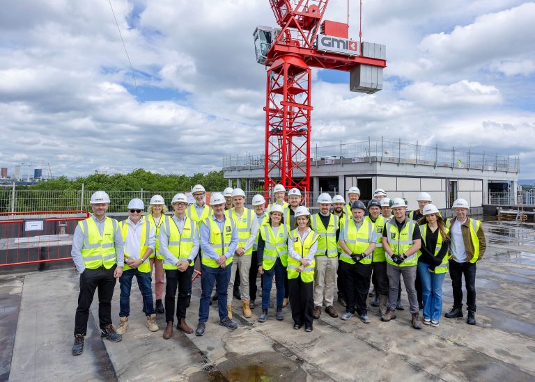 Major construction milestone reached as Manchester PBSA scheme tops out
