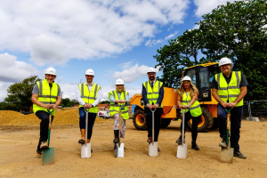 Ground-breaking ceremony takes place for new Extra Care scheme in Thorpe St Andrew
