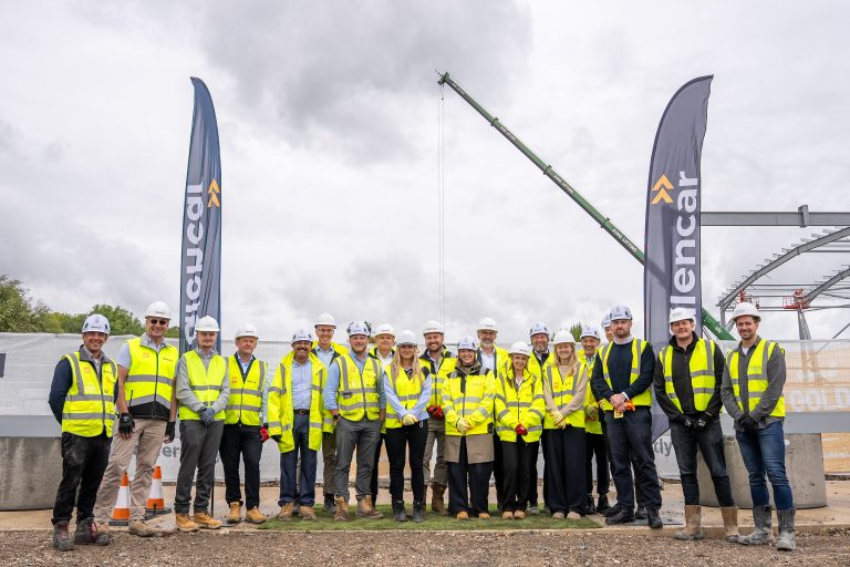 Steelwork Rises at 192,000 Sq Ft Link Aylesbury Logistics Development