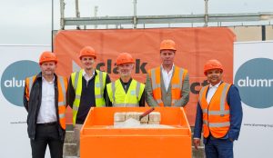 Alumno reaches topping out milestone on new 262- bed student residence in Glasgow